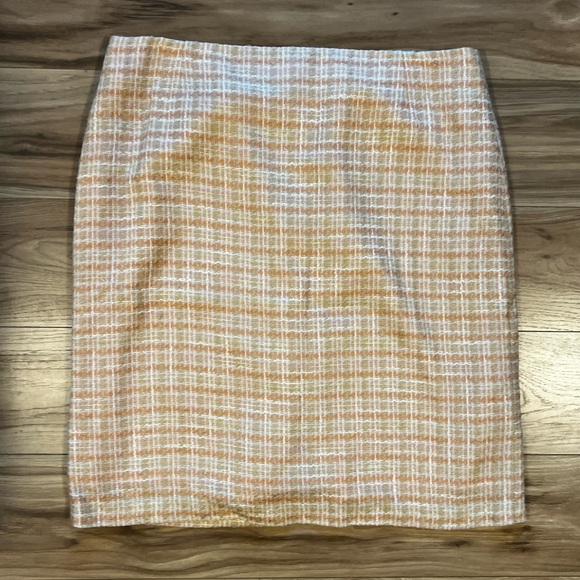 Alex Marie Dresses & Skirts - Alex Marie Pink and Tan Tweed Pencil Skirt